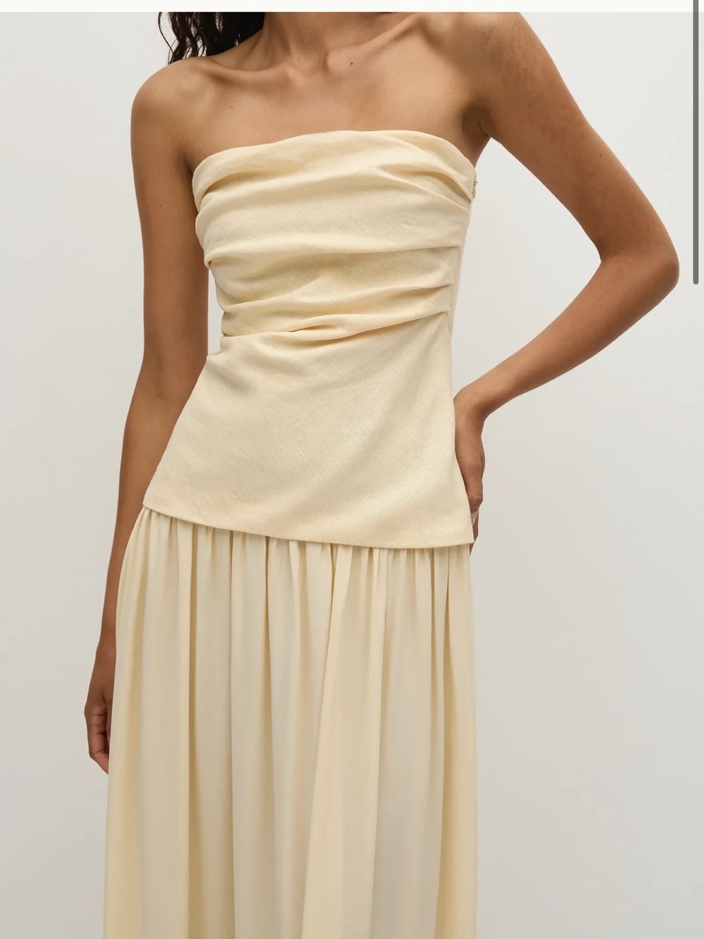 Faithfull the brand Dress Butter NWT - Picture 4 of 6